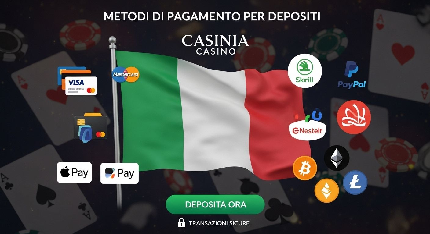 Metodi di deposito disponibili casino banking